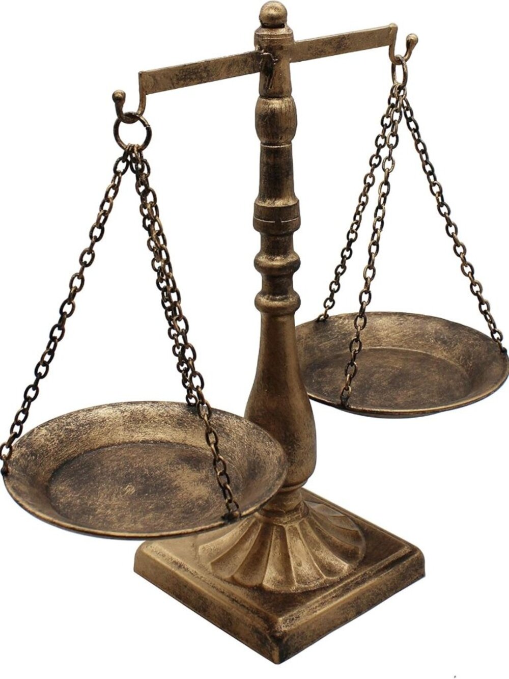 Vintage Metal Libra Jewelry Display Tray | Cosmetic Organizer & Storage, Bronze